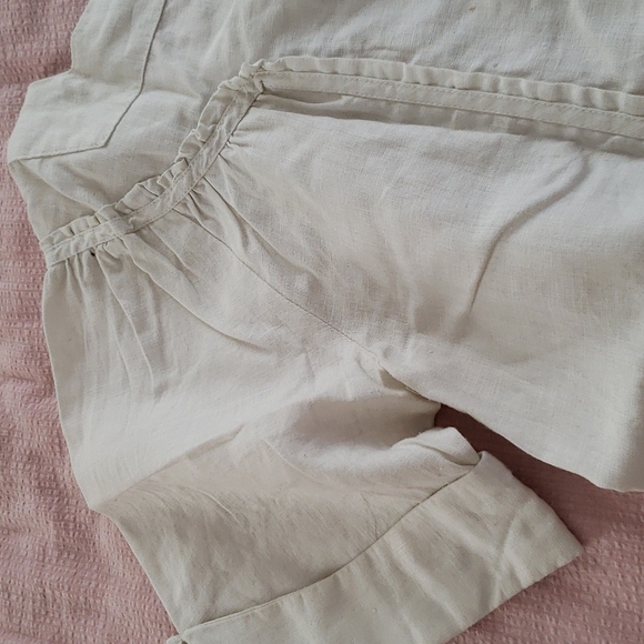 ALEXANDRA BARTLETT notched V-neck blouse Size L - Picture 7 of 7